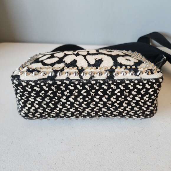 Jimmy Choo Studded Calf Hair Camera Bag "EUC" - Picture 10 of 16